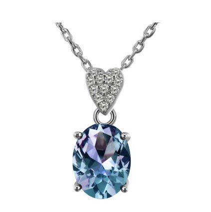 Elenys náhrdelník Liora – Alexandrit, 18K pozlacení