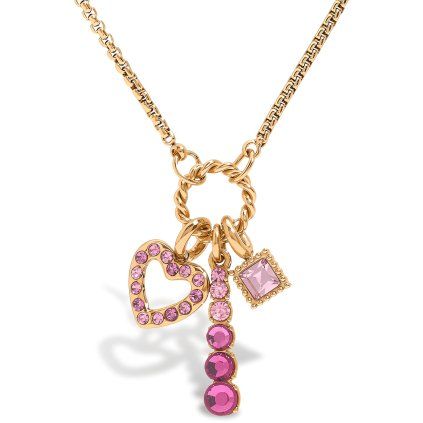 ELENYS Blush  pozlacený náhrdelník 18K žluté zlato