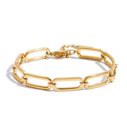 ELENYS Verona Link  pozlacený náramek 18K žluté zlato