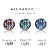 Elenys náhrdelník Cyrene – Alexandrit, 18K pozlacení
