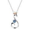 Elenys náhrdelník Celestia – Alexandrit, 18K pozlacení