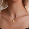 stříbrný visací přívěsek medvídek charms SCC2754 YE+SCA010(2)