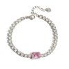 ELENYS Bella Pink  pozlacený náramek 18K žluté zlato