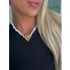 ELENYS Heart  pozlacený náhrdelník 18K žluté zlato