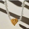 ELENYS Heart  pozlacený náhrdelník 18K žluté zlato