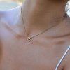 ELENYS Heart Glow  pozlacený náhrdelník 18K žluté zlato
