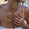 ELENYS Heart Charm  pozlacený náhrdelník 18K žluté zlato
