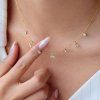 ELENYS Cherry Charm  pozlacený náhrdelník 18K žluté zlato