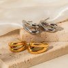 ELENYS Twist Gold  pozlacené náušnice 18K žluté zlato