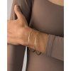 ELENYS Bangle Gold set  pozlacené náramky 18K žluté zlato