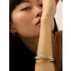 ELENYS Bangle Duo set  sada náramků 18K zlato & ocel