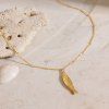 ELENYS Gold Fish  pozlacený náhrdelník 18K žluté zlato