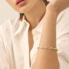 ELENYS Duo Chain  pozlacený náramek 18K žluté zlato