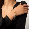 ELENYS Duo Oval  pozlacený náramek 18K žluté zlato