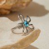 ELENYS Azure Bloom  prsten z prémiové oceli