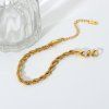 ELENYS Milano Chain  pozlacený náramek 18K žluté zlato