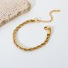 ELENYS Milano Chain  pozlacený náramek 18K žluté zlato