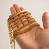 ELENYS Milano Chain  pozlacený náramek 18K žluté zlato