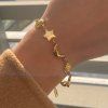 ELENYS Luna Stella Mini  pozlacený náramek 18K žluté zlato