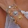 ELENYS Luna Stella Mini  pozlacený náramek 18K žluté zlato