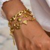 ELENYS Luna Stella Mini  pozlacený náramek 18K žluté zlato