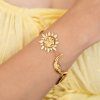 ELENYS Luna Stella  pozlacený náramek 18K žluté zlato