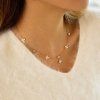 ELENYS Floral Shine  pozlacený náhrdelník 18K žluté zlato