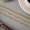 ELENYS Sparkle Line  pozlacený náhrdelník 18K žluté zlato