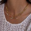 ELENYS Sparkle Line  pozlacený náhrdelník 18K žluté zlato