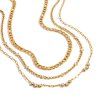 ELENYS Sparkle Line  pozlacený náhrdelník 18K žluté zlato