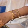 ELENYS Stella Chain  pozlacený náramek 18K žluté zlato