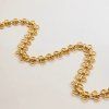 ELENYS Aurelia Loop  pozlacený choker 18K žluté zlato