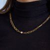 ELENYS Unity Chain  pozlacený náhrdelník 18K žluté zlato