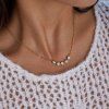 ELENYS Heartline Chain  pozlacený náhrdelník 18K žluté zlato