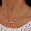 ELENYS Heartline Chain  pozlacený náhrdelník 18K žluté zlato