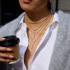 ELENYS Tennis Chain 3 mm  pozlacený náhrdelník 18K žluté zlato