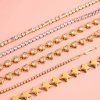 ELENYS Valena Pink  pozlacený náramek 18K žluté zlato