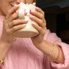 ELENYS Valena Pink  pozlacený náramek 18K žluté zlato