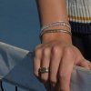 ELENYS Tennis 2 mm  pozlacený náramek 18K žluté zlato