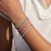 ELENYS Tennis 2 mm  pozlacený náramek 18K žluté zlato