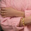 ELENYS Aurora Pearl  pozlacený náramek 18K žluté zlato