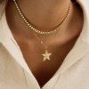 ELENYS Make a Wish  pozlacený náhrdelník 18K žluté zlato