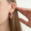 ELENYS Blush  pozlacené náušnice 18K žluté zlato