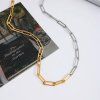 ELENYS set Duo chain 42 cm  pozlacený set 18K žluté zlato