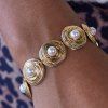 ELENYS Aurora Pearl set  pozlacený set 18K žluté zlato