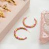 ELENYS Sweet Bamboo  pozlacené náušnice 18K žluté zlato