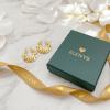 ELENYS Fiorella  pozlacené náušnice 18K žluté zlato