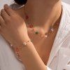 ELENYS Daisy Glow set  pozlacený set 18K žluté zlato