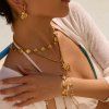 ELENYS Coastelle set  pozlacený set 18K žluté zlato