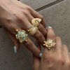 ELENYS Ocean Turtle set  pozlacený set 18K žluté zlato